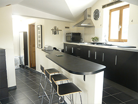 furnished apartement studio versailles Hibiscus Kitchen